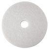 3M White Super Polish Floor Pads 4100